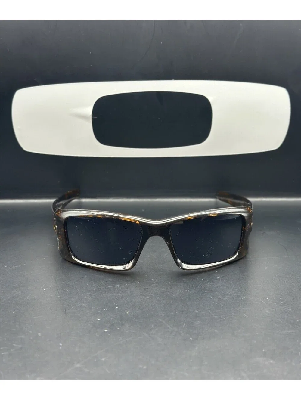 Oakley Crankcase Brown Tortoise w/Grey Lenses